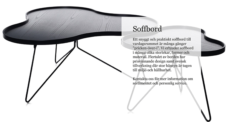 Soffbord köp hos vision of home ab design med fri frakt!